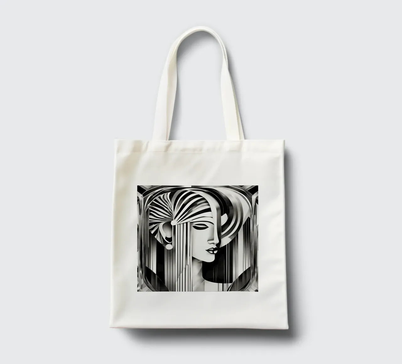Black & White 2 borsa in juta da Rezh creations
