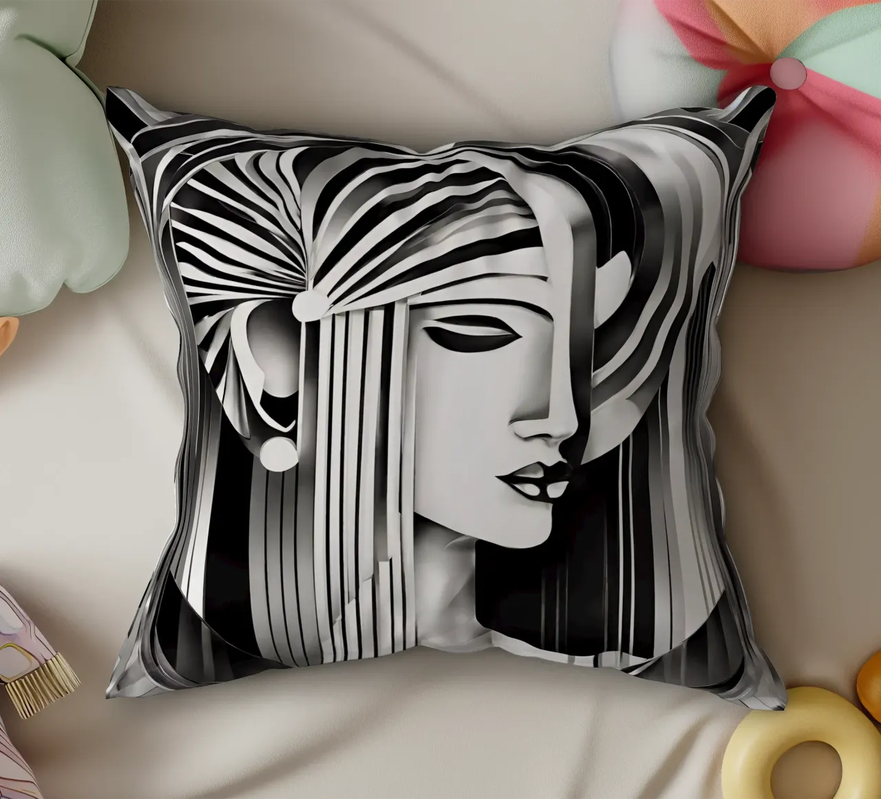 Black & White 2 cuscino da Rezh creations