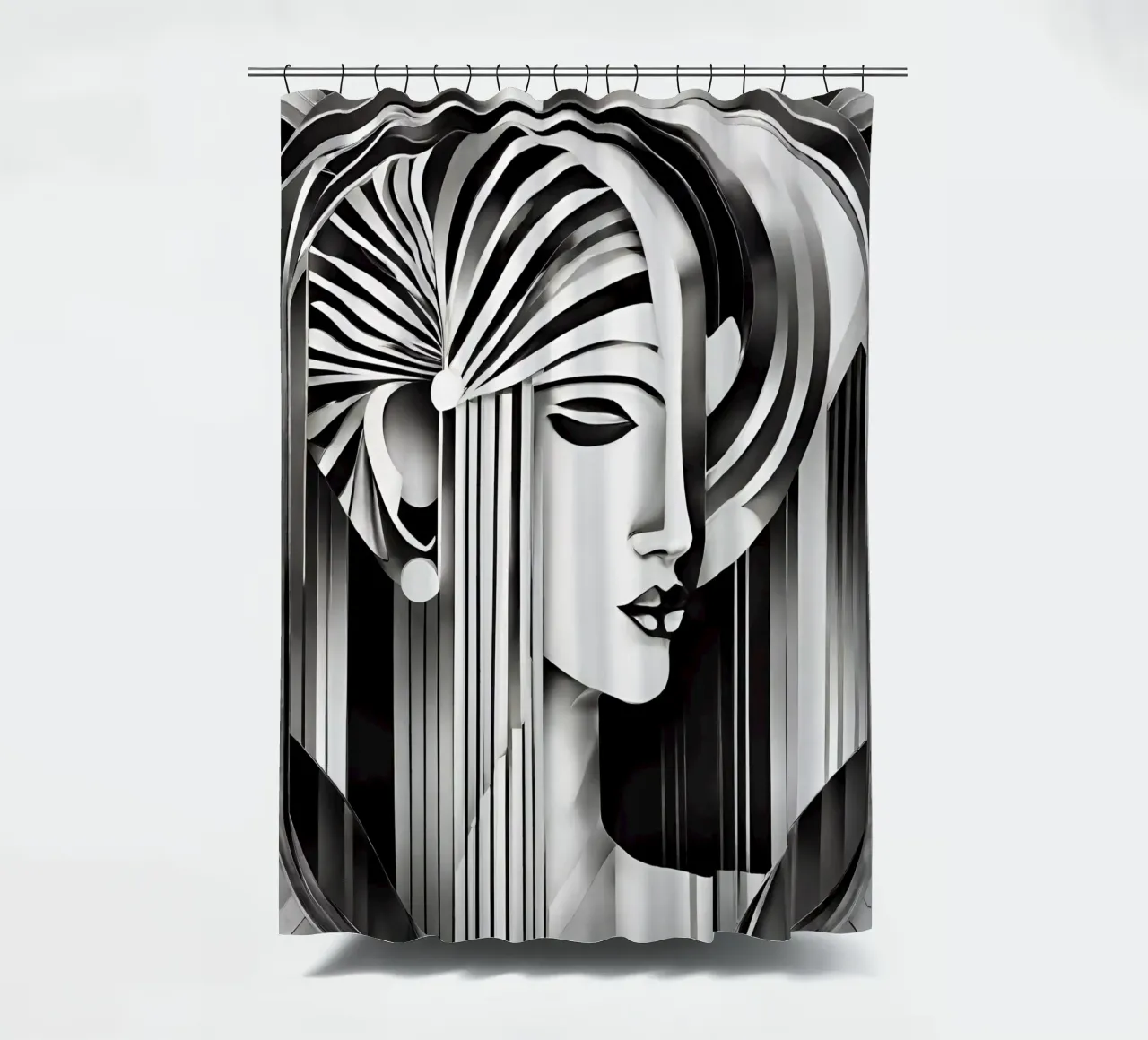 Black & White 2 tenda da doccia da Rezh creations