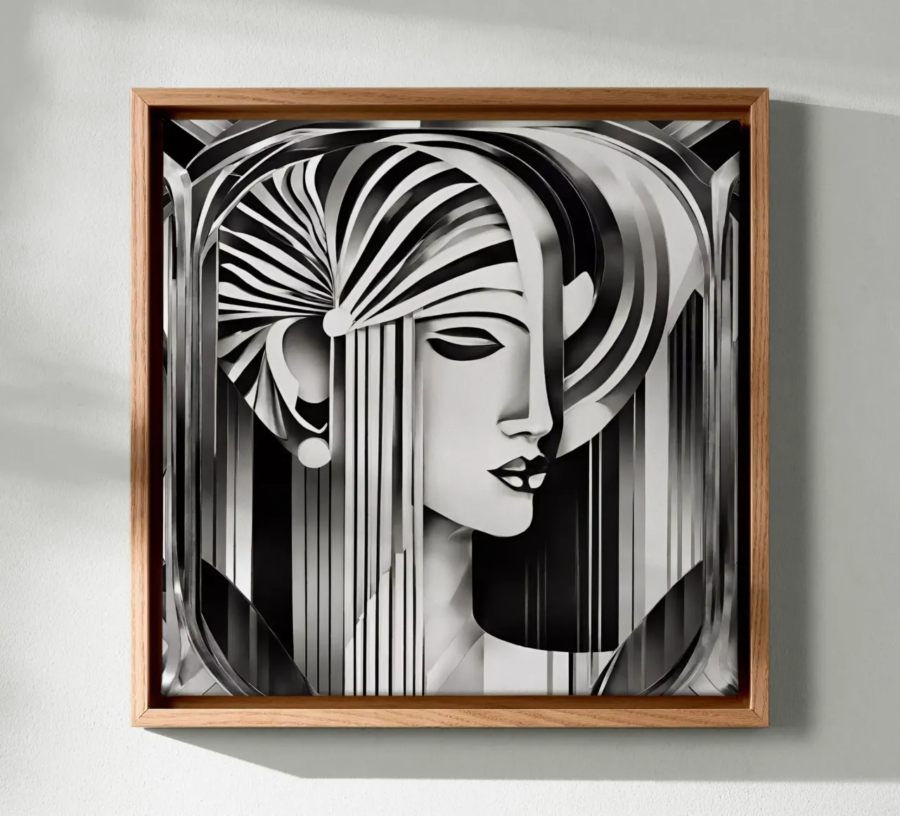 Black & White 2 canvas by Rezh creations