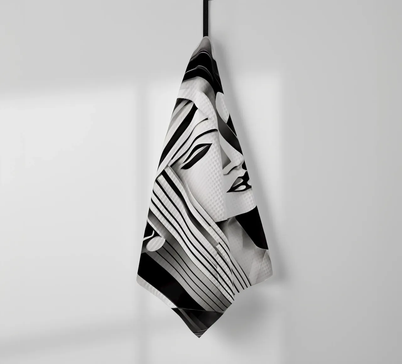 Black & White 2 canovaccio da cucina da Rezh creations
