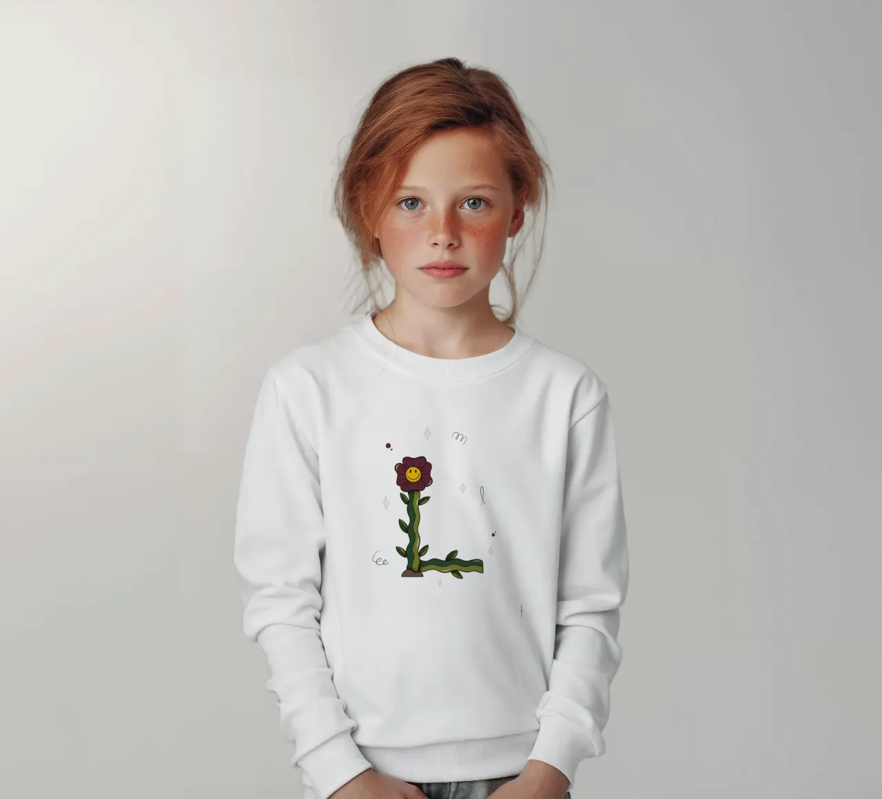 Fiore L felpa bambino da Rafa Gomes