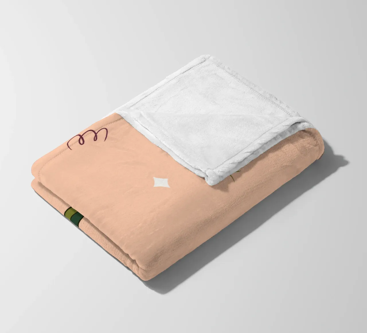 Flower L fleece blanket by Rafa Gomes