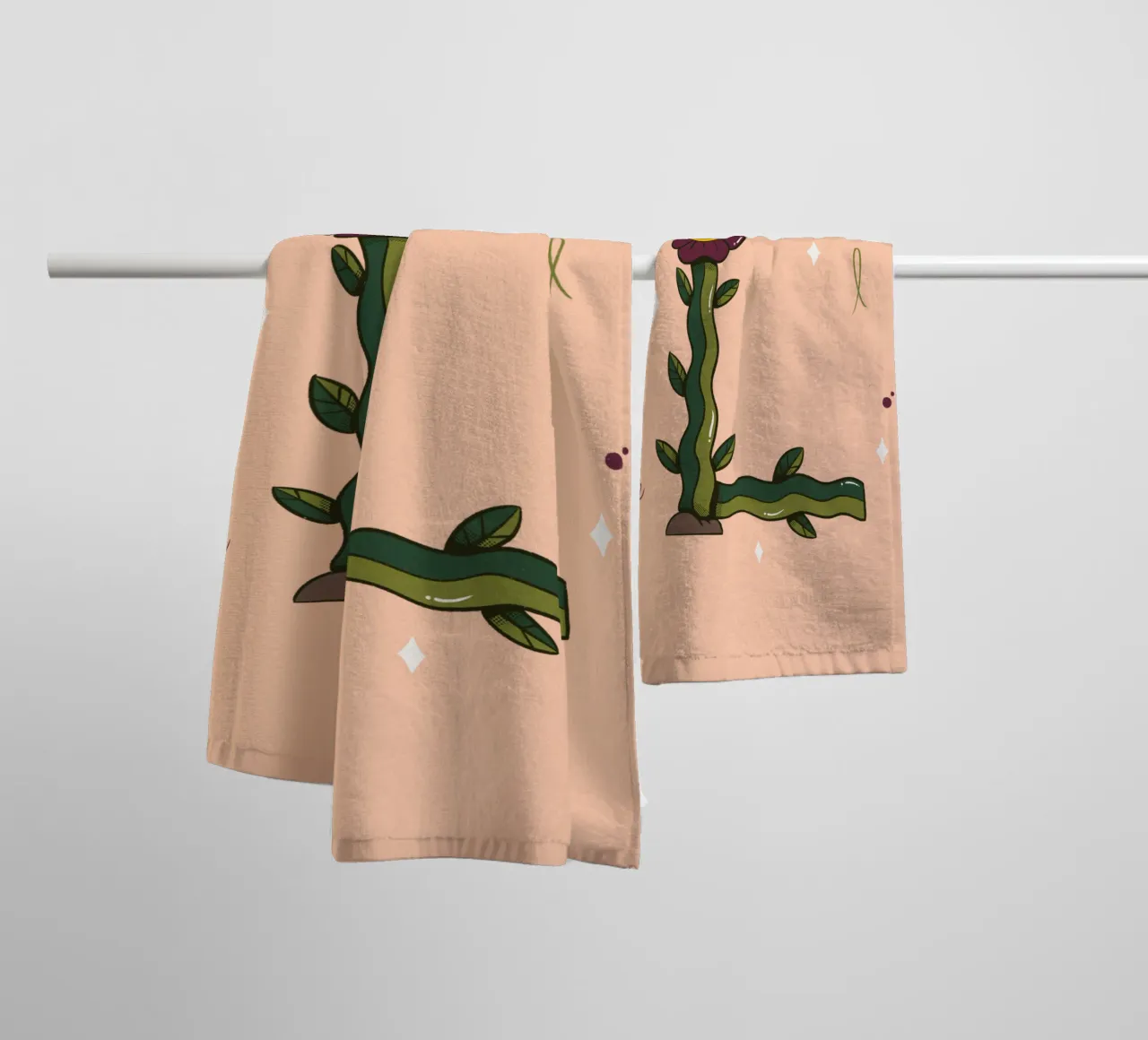 Blume L Handtuch von Rafa Gomes