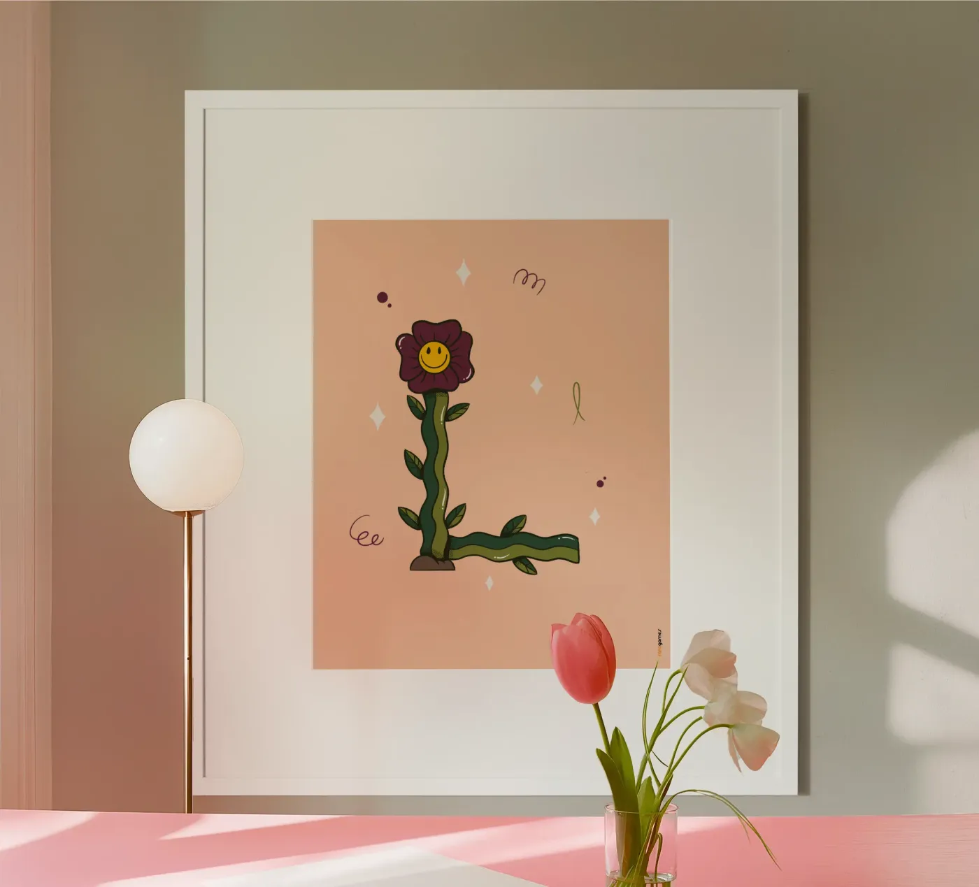 Flower L poster by Rafa Gomes