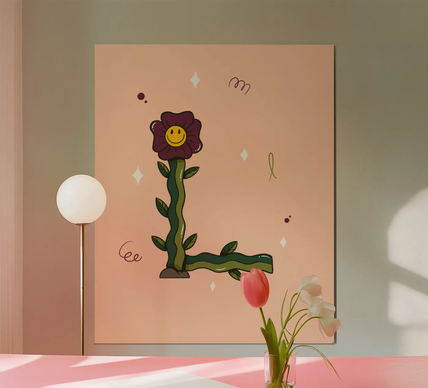 Flower L poster by Rafa Gomes