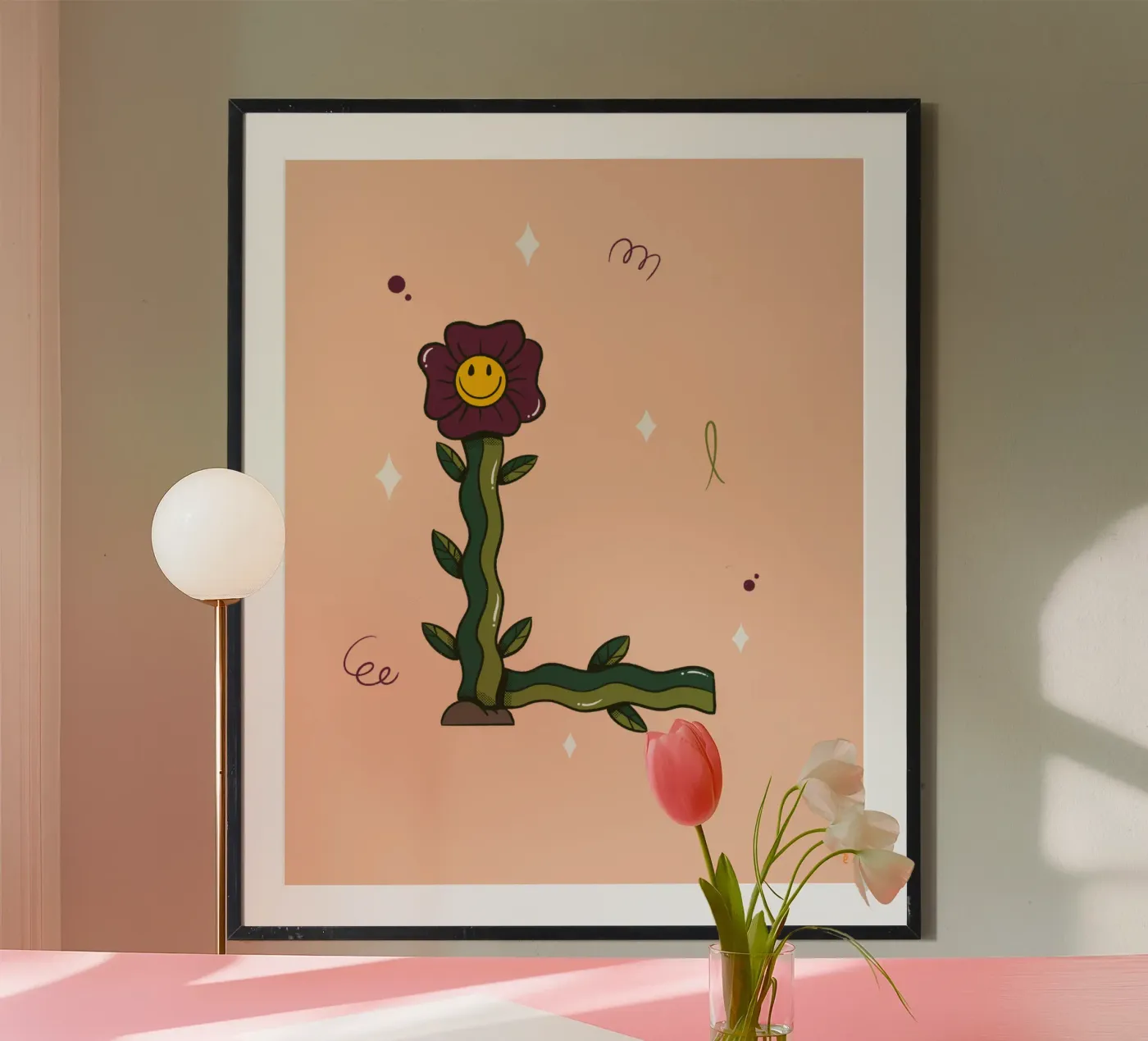 Flower L poster by Rafa Gomes