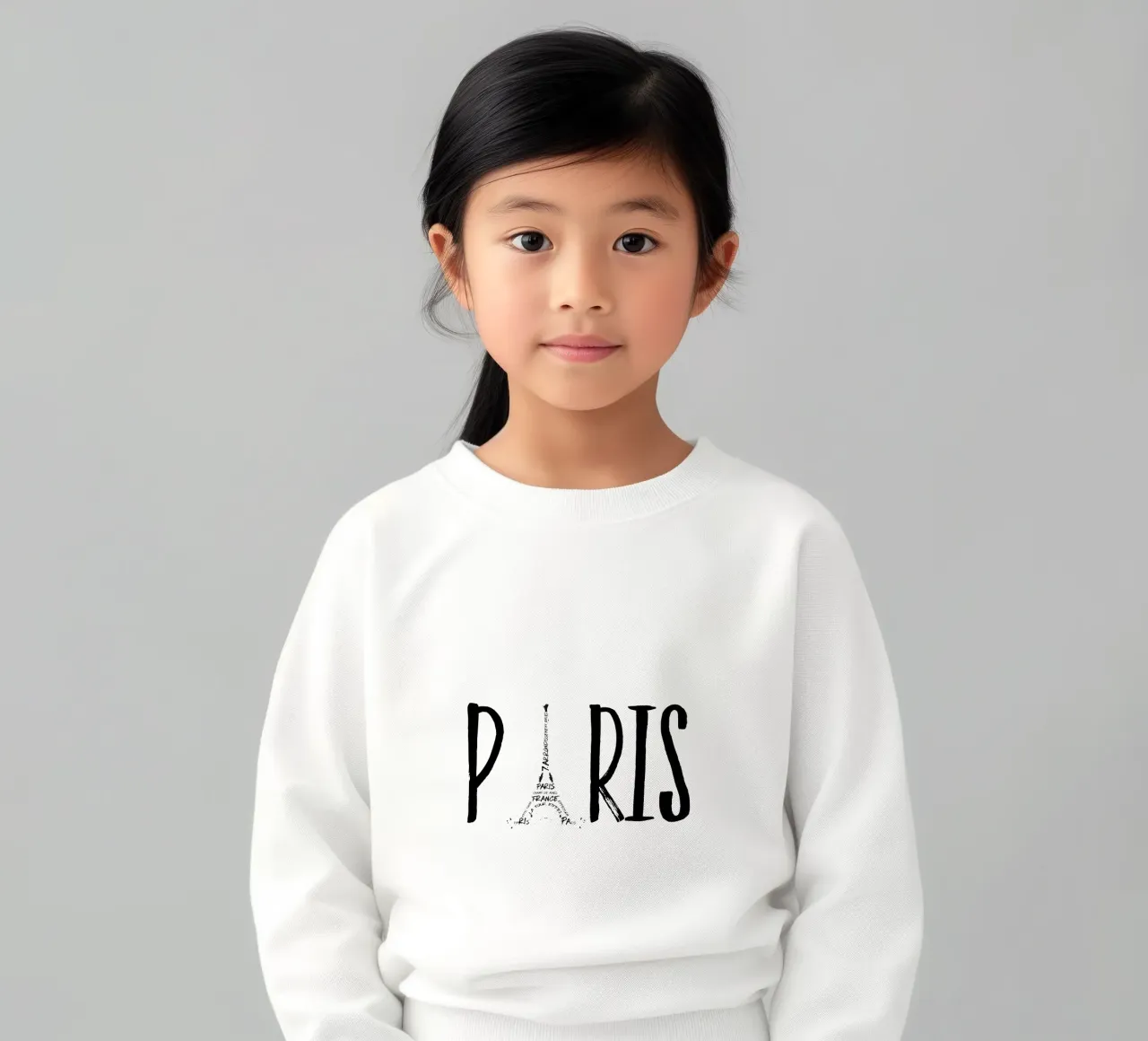 Tipografie PARIS felpa bambino da Melanie Viola