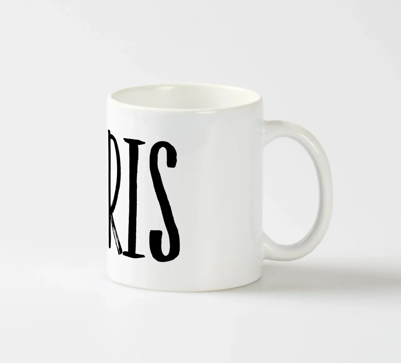 Tipografie PARIS tazza in ceramica da Melanie Viola