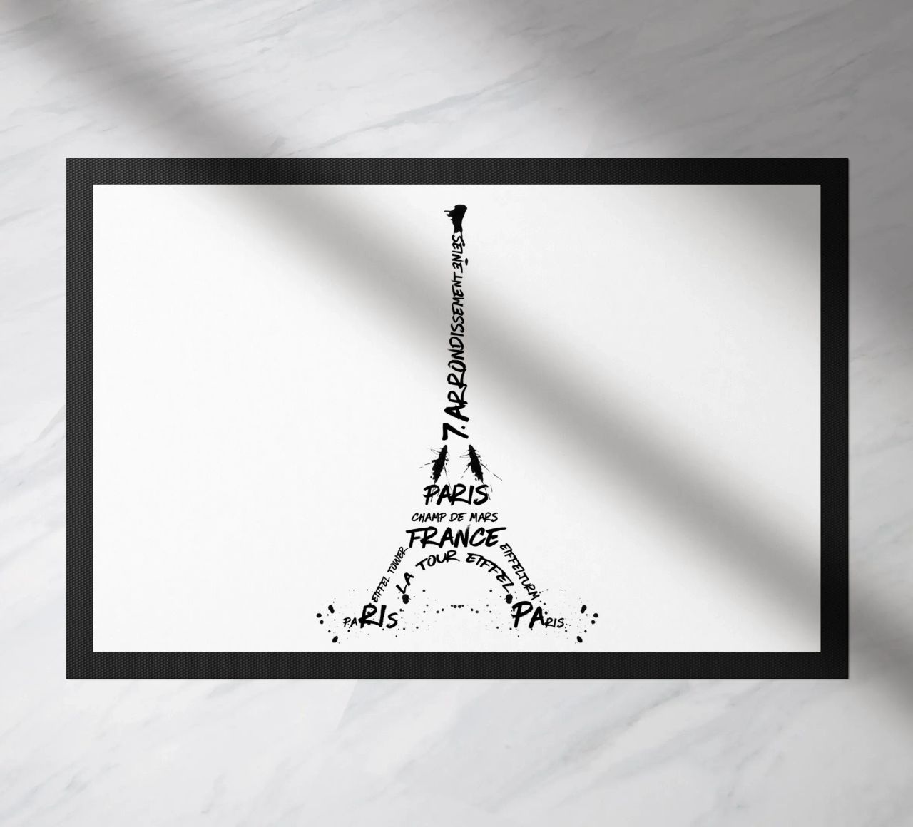 Torre Eiffel in arte digitale zerbino da Melanie Viola
