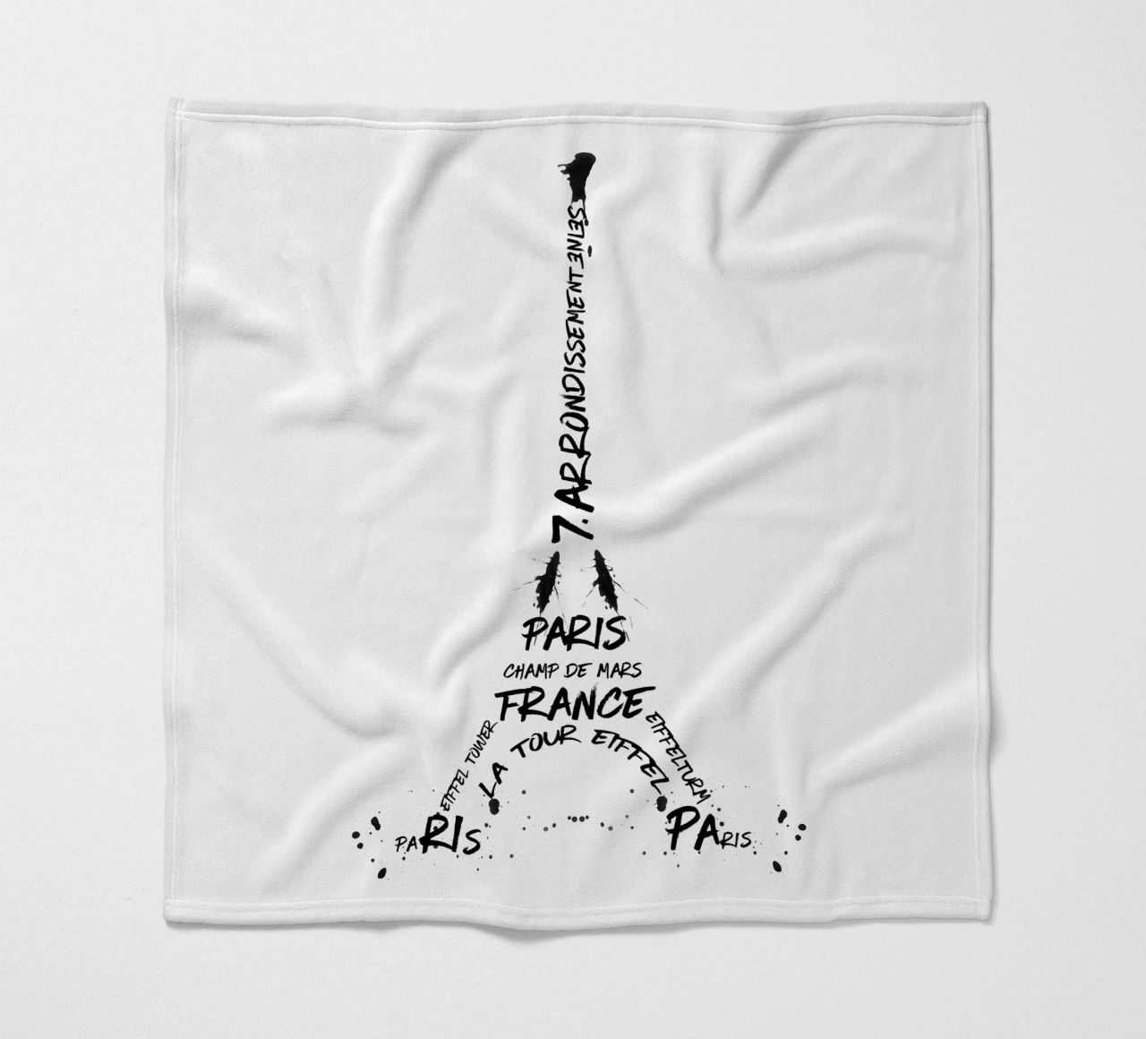 Torre Eiffel in arte digitale coperta in pile da Melanie Viola