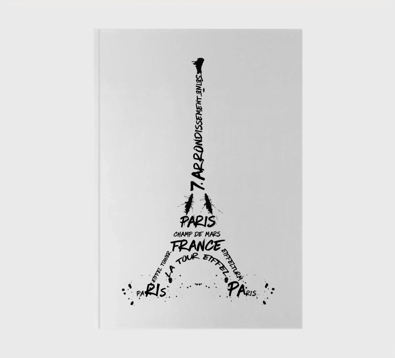Torre Eiffel in arte digitale diario da Melanie Viola