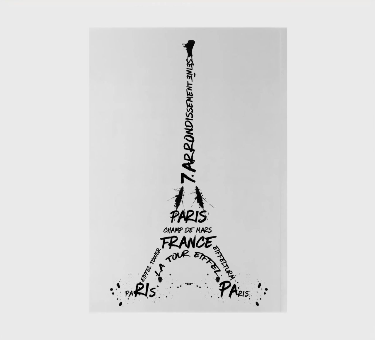 Torre Eiffel in arte digitale diario da Melanie Viola