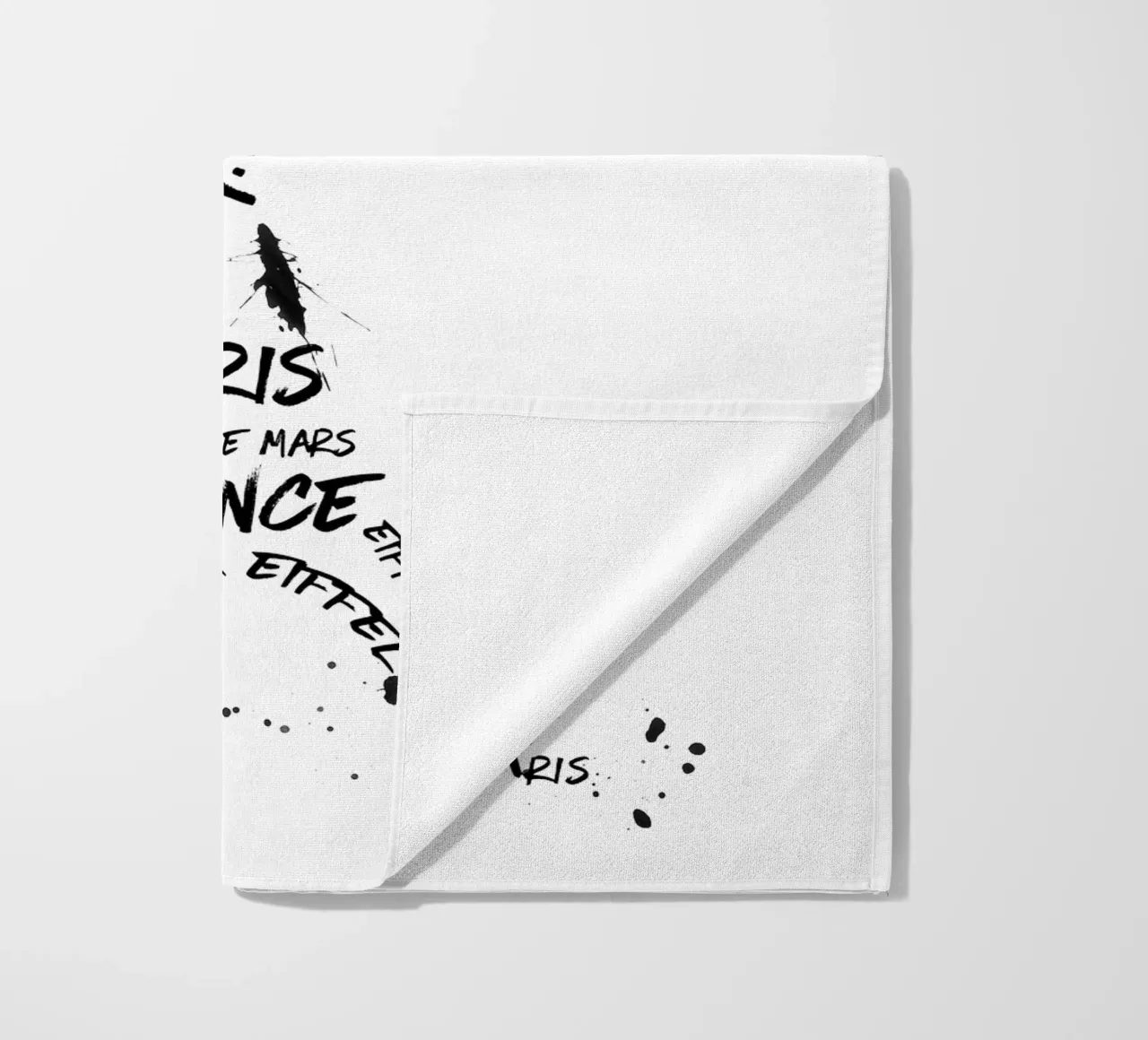 Torre Eiffel in arte digitale telo mare da Melanie Viola