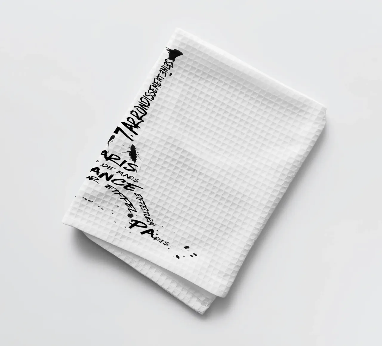 Digital-Art Tour Eiffel torchon de Melanie Viola