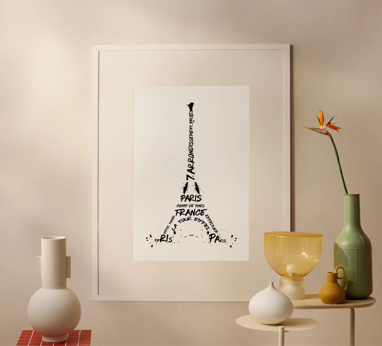 Torre Eiffel in arte digitale carta hahnemühle da Melanie Viola