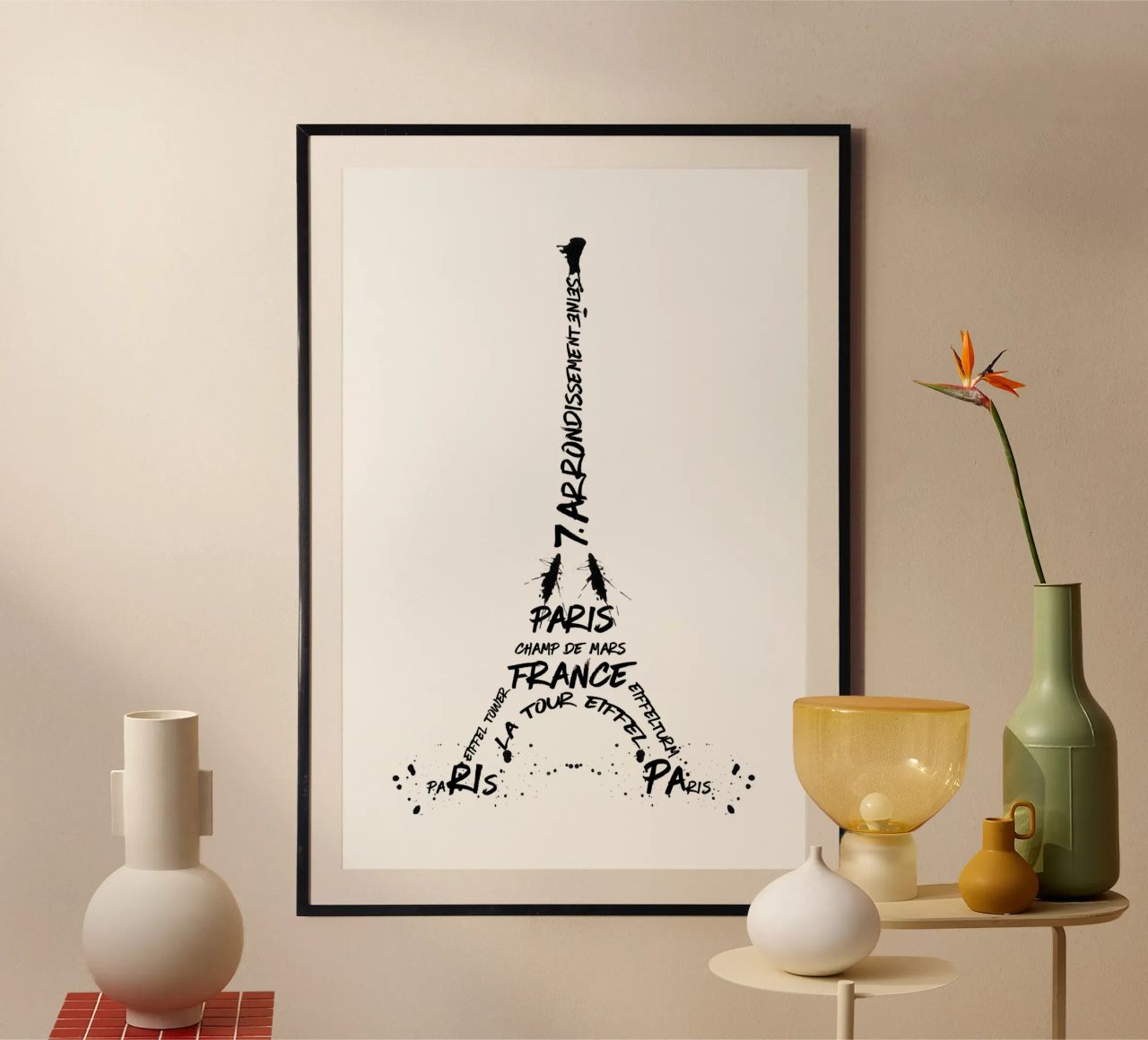 Torre Eiffel in arte digitale carta hahnemühle da Melanie Viola