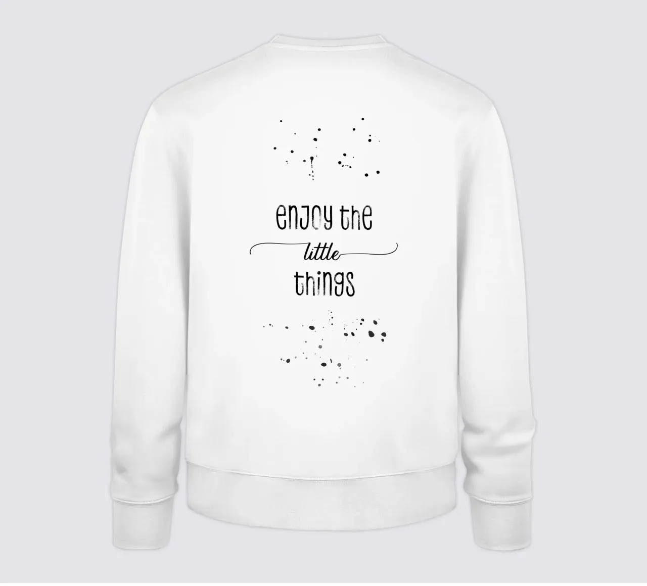 TEXT ART Enjoy the little things felpa da Melanie Viola