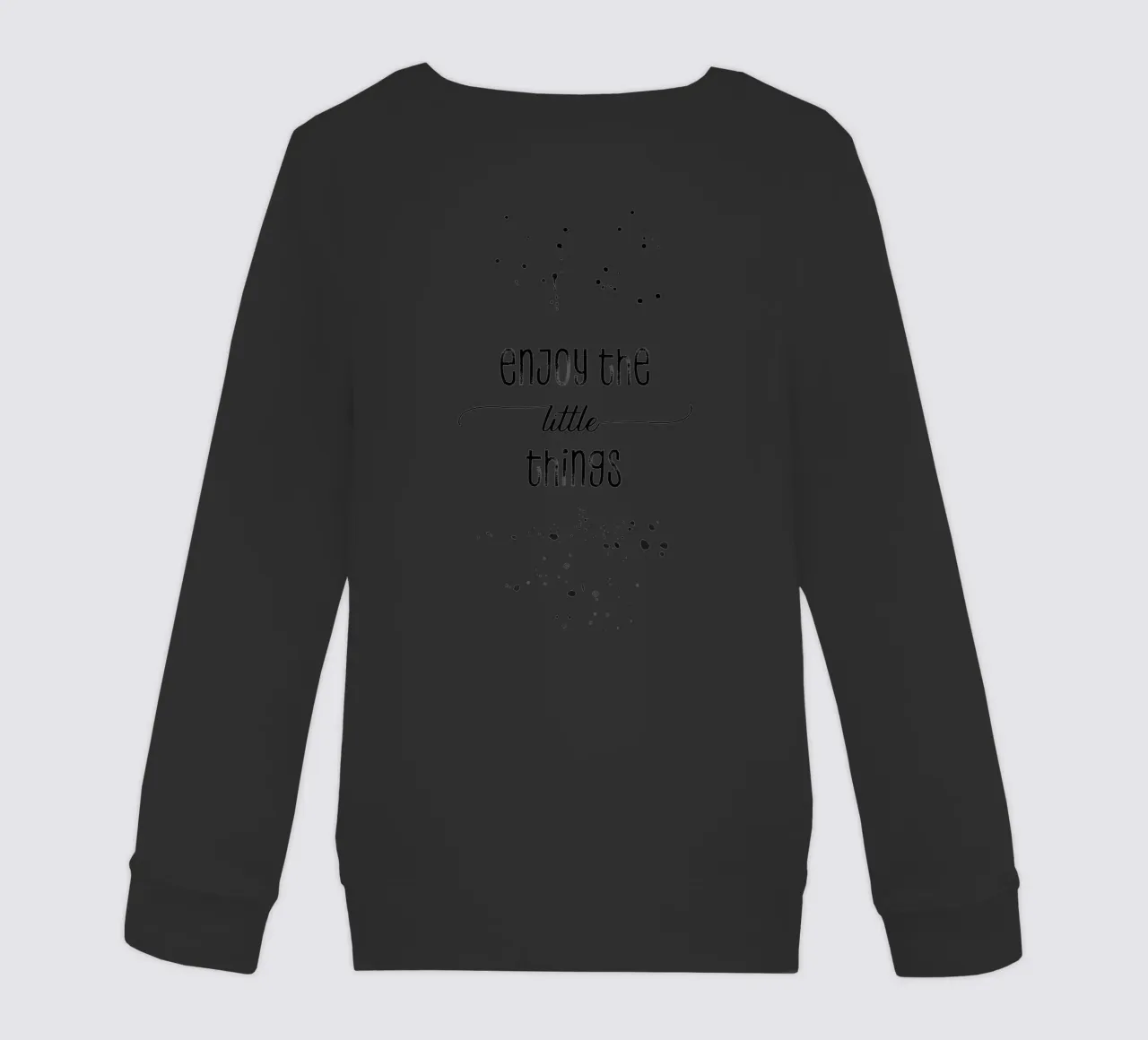 TEXT ART Enjoy the little things felpa bambino da Melanie Viola