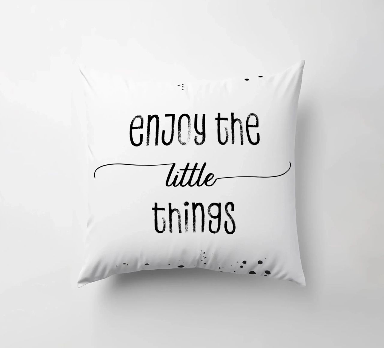 TEXT ART Enjoy the little things cuscino da Melanie Viola