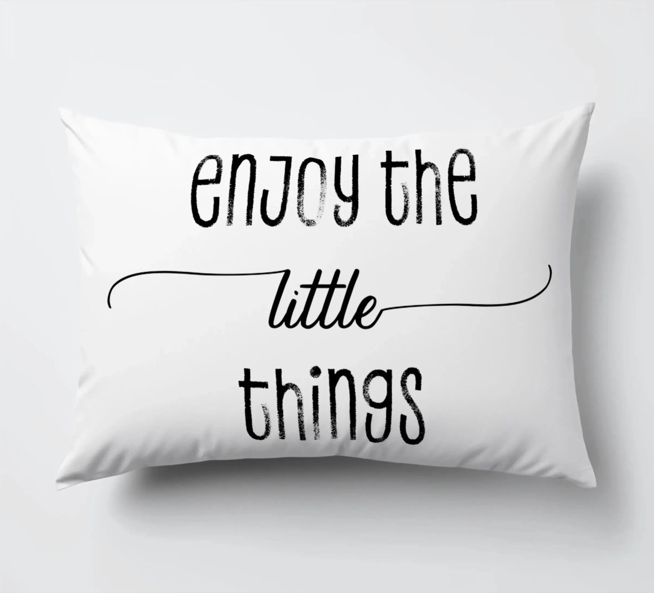 TEXT ART Enjoy the little things cuscino da Melanie Viola