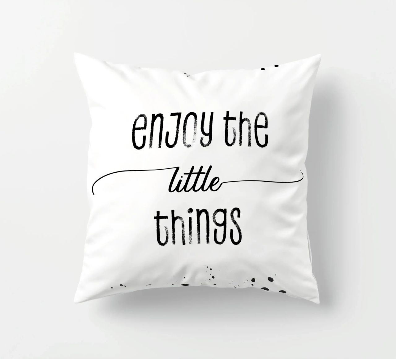 TEXT ART Enjoy the little things cuscino da Melanie Viola