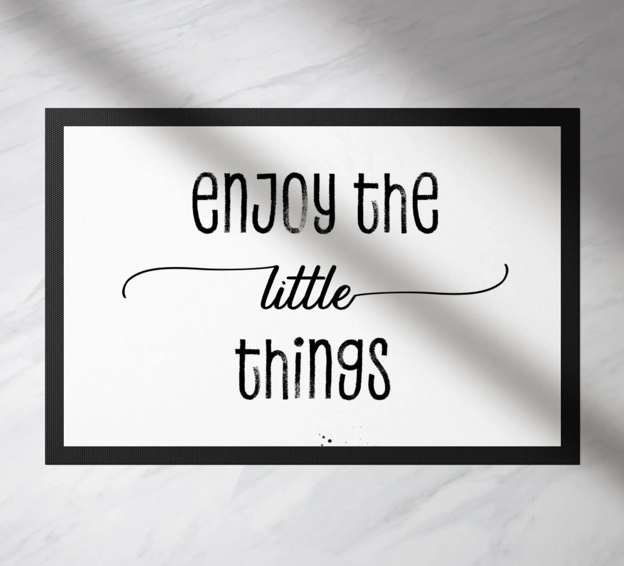 TEXT ART Enjoy the little things zerbino da Melanie Viola
