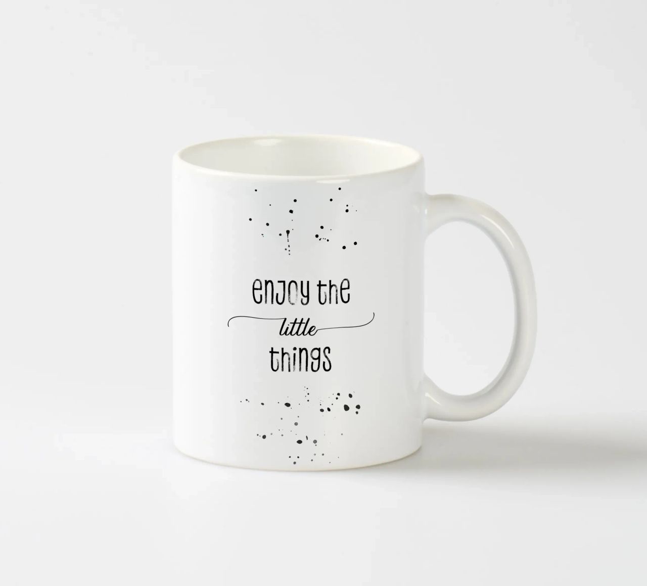 TEXT ART Enjoy the little things tazza in ceramica da Melanie Viola