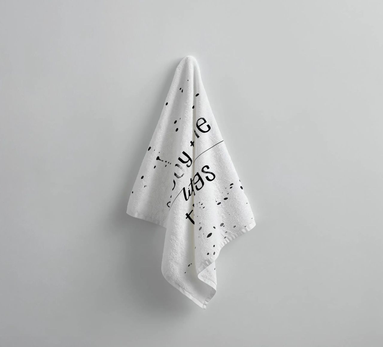 TEXT ART Enjoy the little things asciugamano da bagno da Melanie Viola