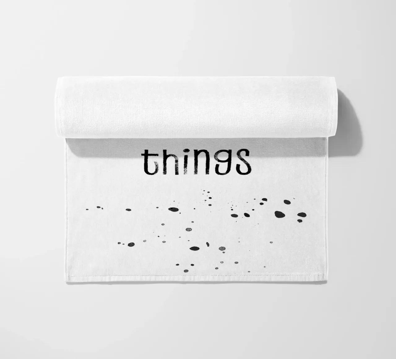 TEXT ART Enjoy the little things telo mare da Melanie Viola