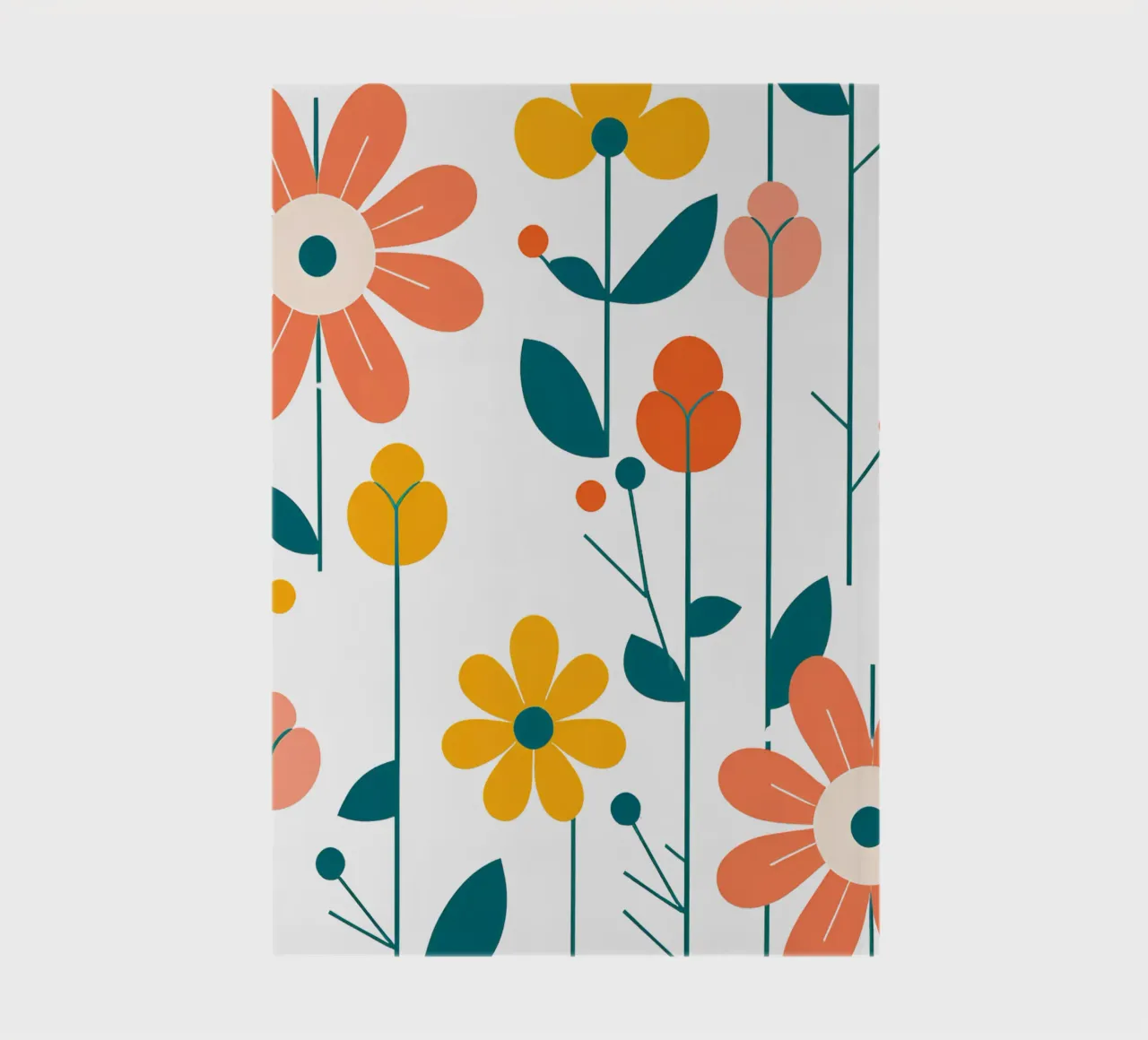 Fleurs vintages 5 notebook by Rezh creations