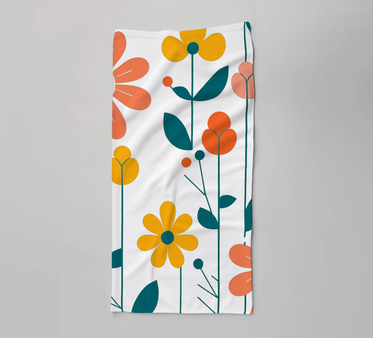 Fleurs vintages 5 asciugamano da bagno da Rezh creations