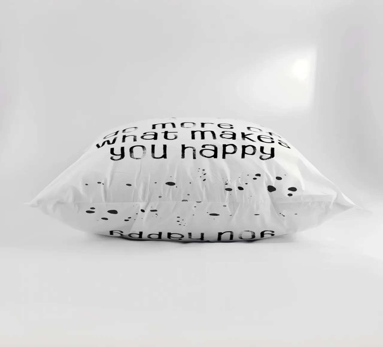 TEXT ART Do more of what makes you happy cuscino da Melanie Viola