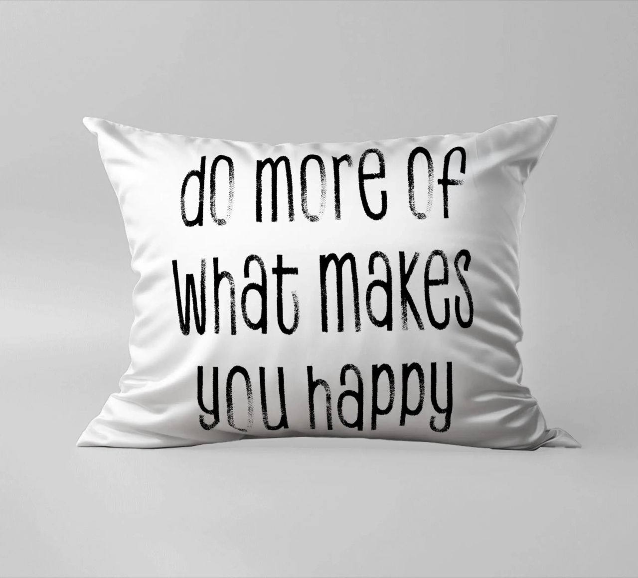 TEXT ART Do more of what makes you happy cuscino da Melanie Viola
