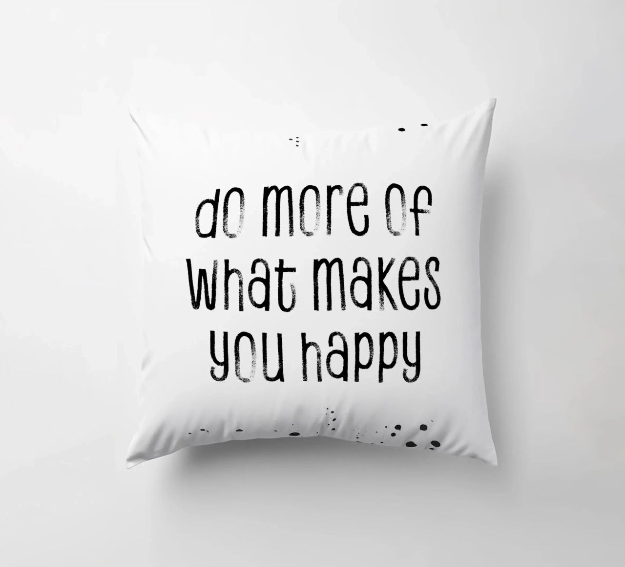 TEXT ART Do more of what makes you happy cuscino da Melanie Viola