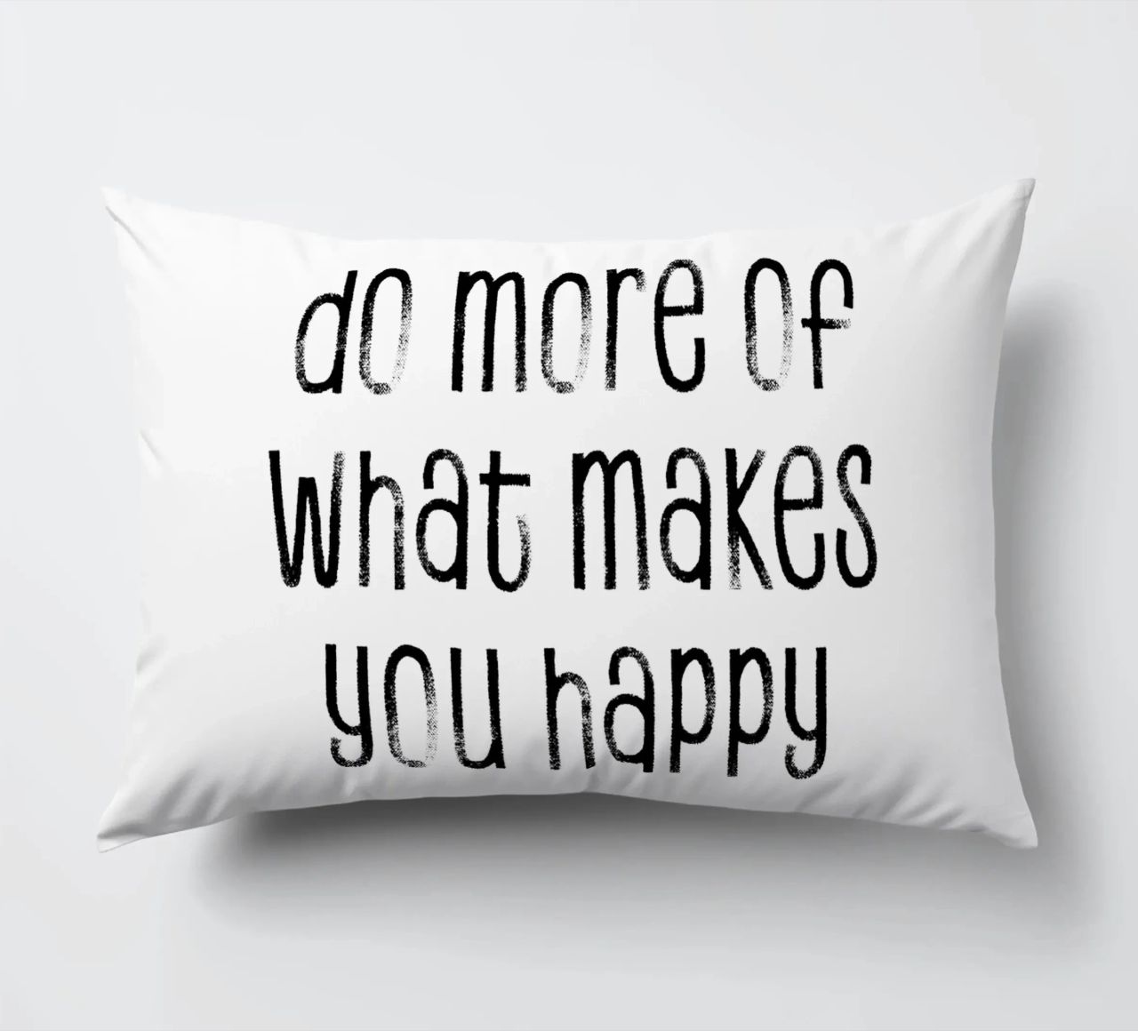 TEXT ART Do more of what makes you happy cuscino da Melanie Viola