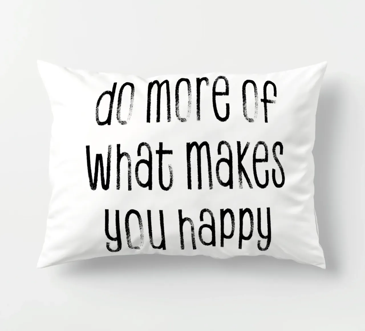 TEXT ART Do more of what makes you happy cuscino da Melanie Viola