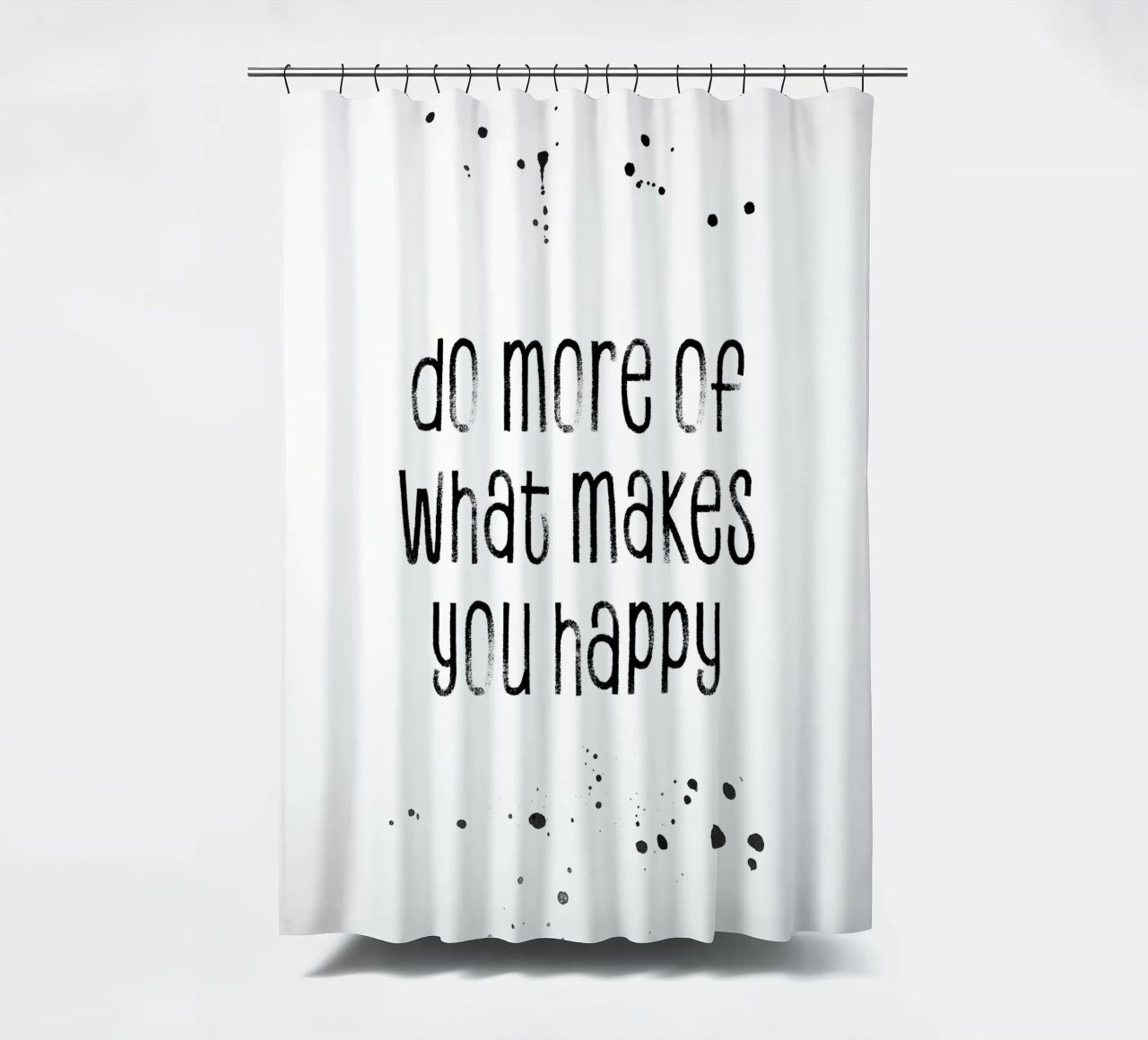 TEXT ART Do more of what makes you happy tenda da doccia da Melanie Viola