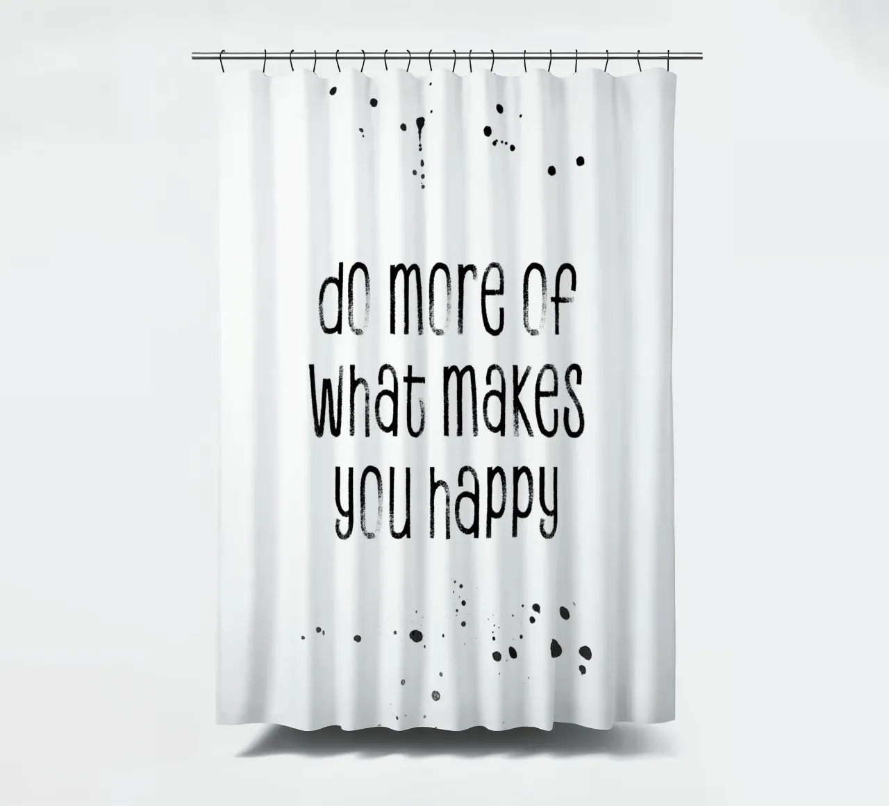 TEXT ART Do more of what makes you happy tenda da doccia da Melanie Viola