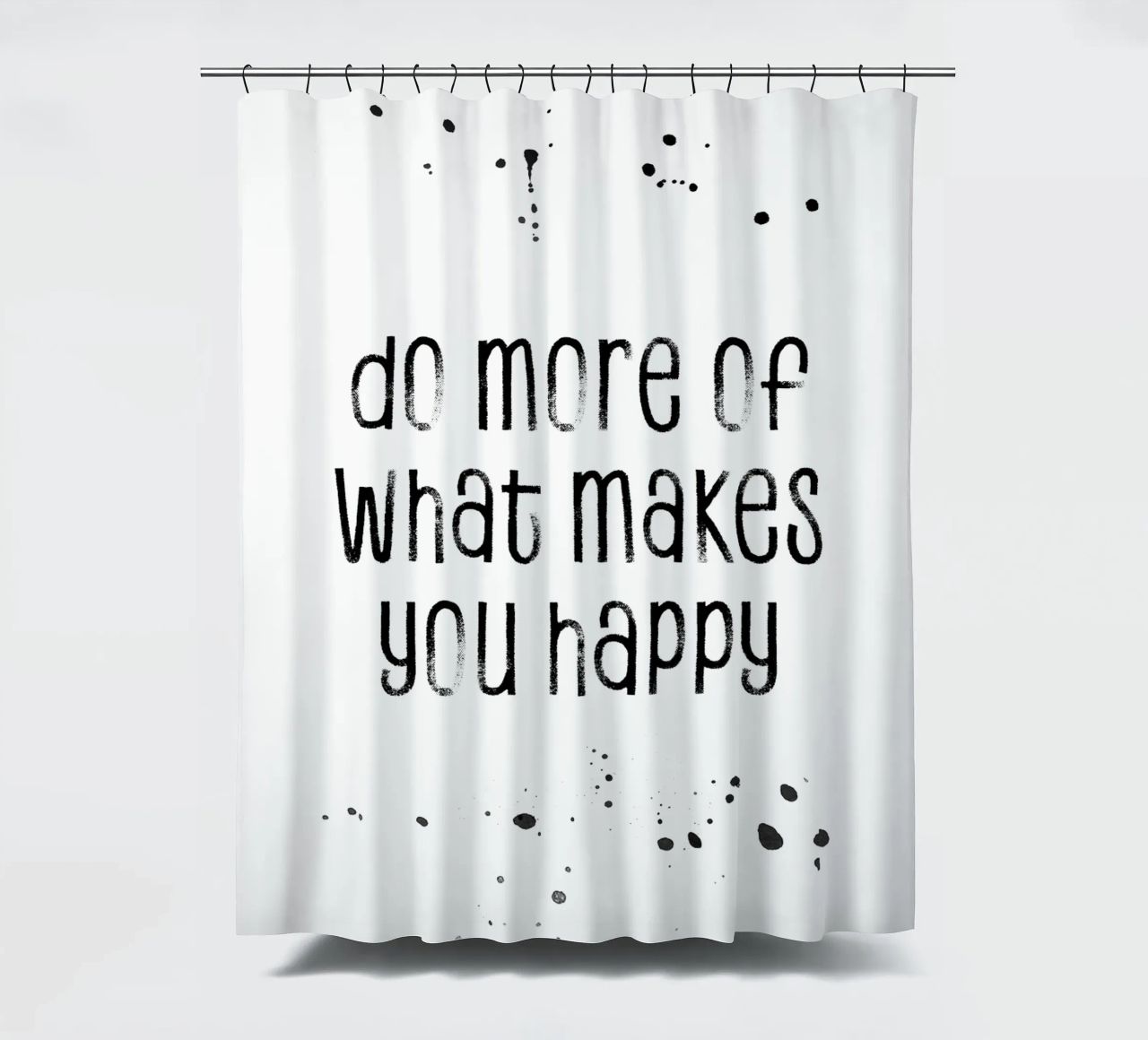 TEXT ART Do more of what makes you happy tenda da doccia da Melanie Viola