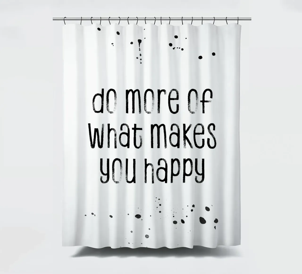 TEXT ART Do more of what makes you happy tenda da doccia da Melanie Viola