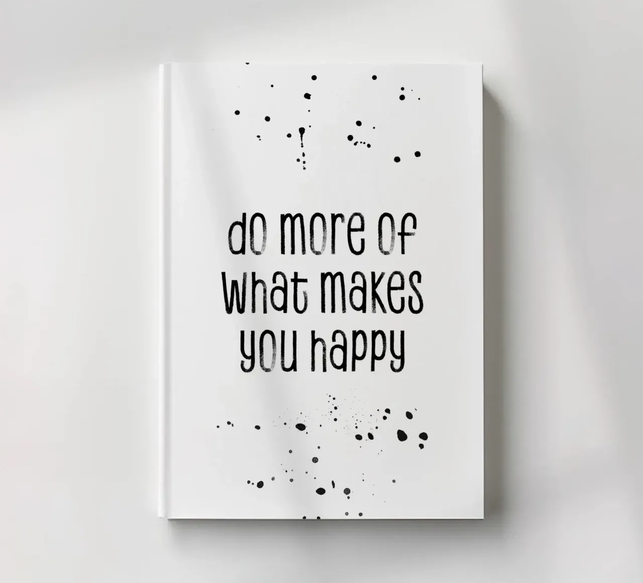 TEXT ART Do more of what makes you happy diario da Melanie Viola