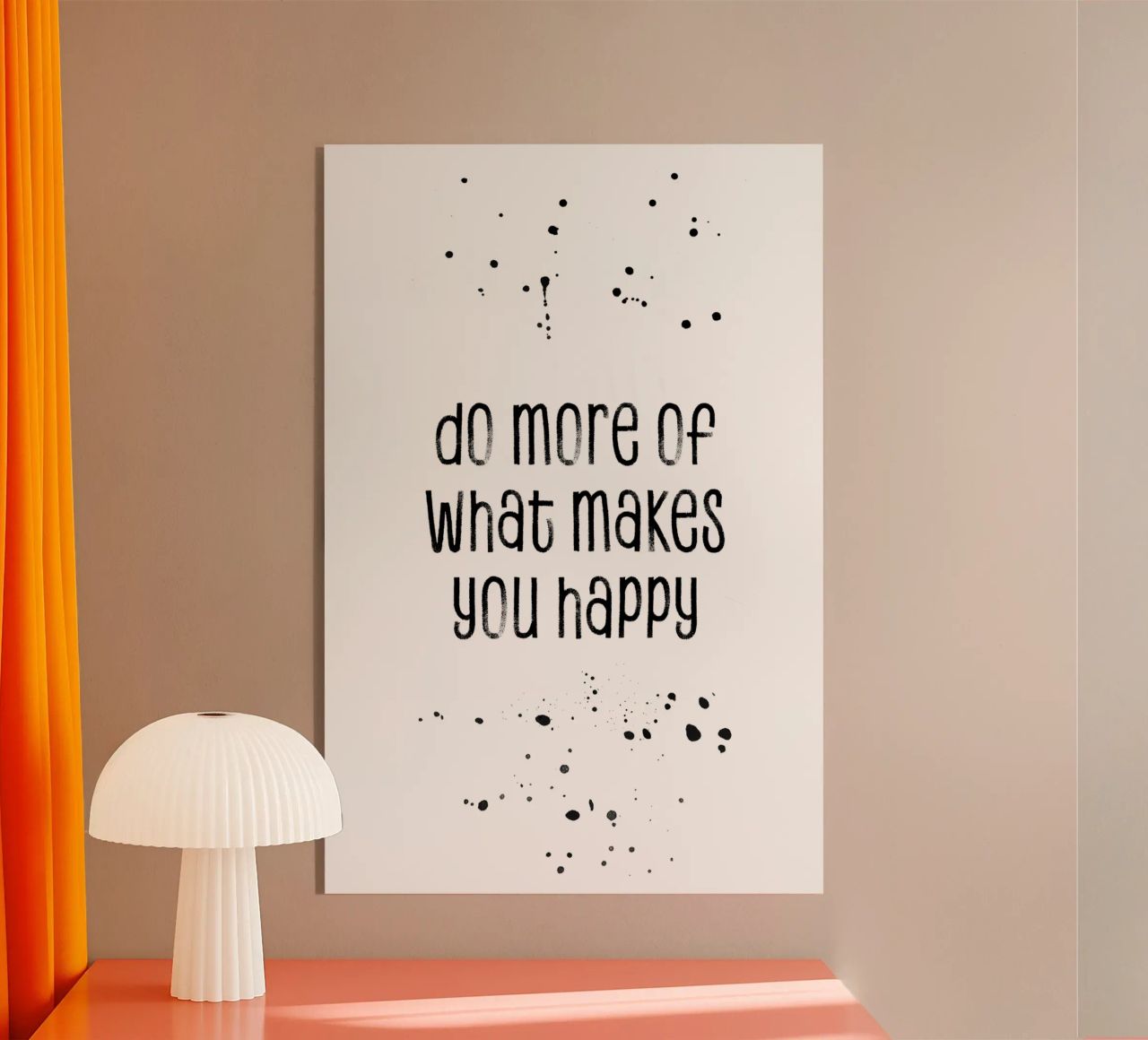 TEXT ART Do more of what makes you happy plexiglass da Melanie Viola