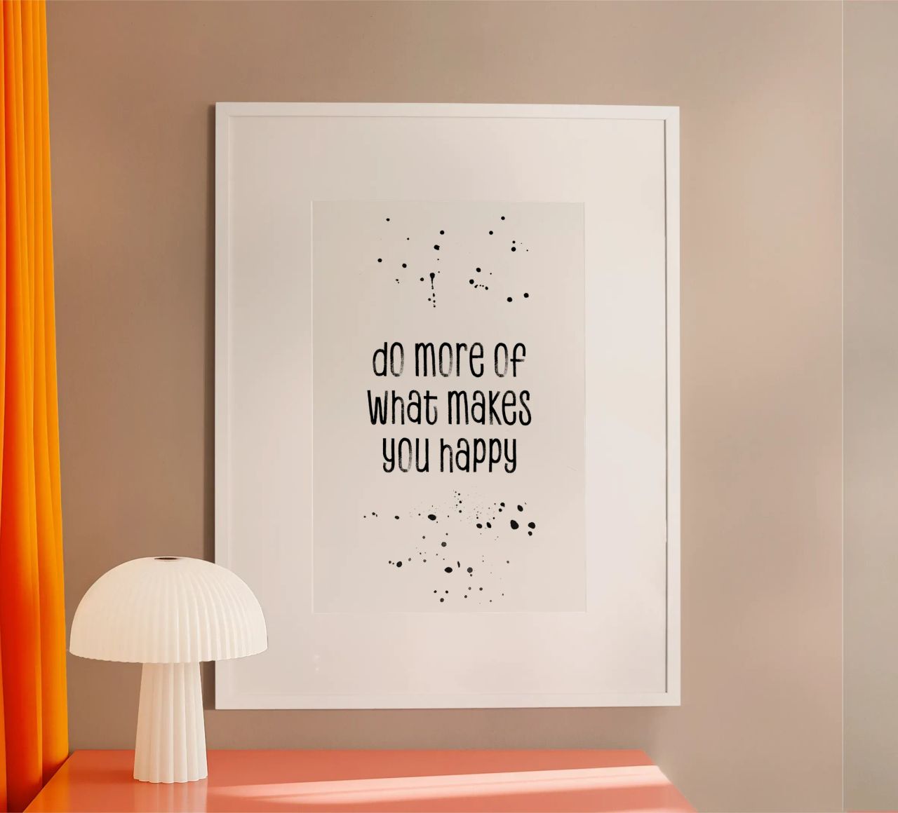 TEXT ART Do more of what makes you happy carta hahnemühle da Melanie Viola