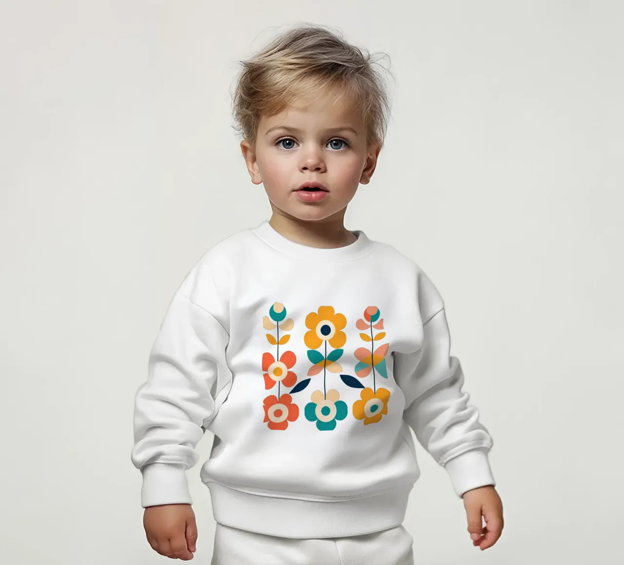 Fleurs vintages 6 felpa neonato da Rezh creations