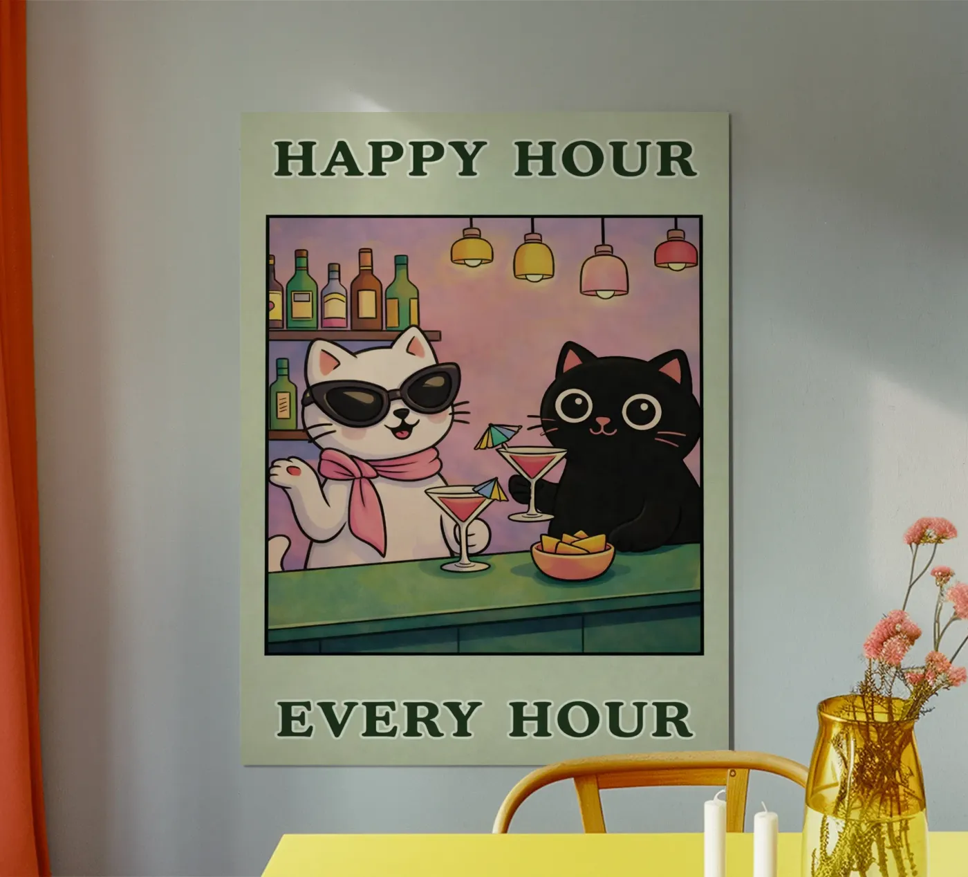 happy hour poster da syabiqo