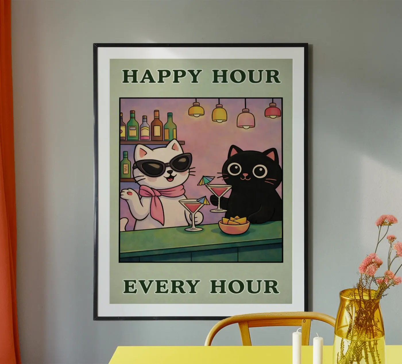 happy hour poster da syabiqo