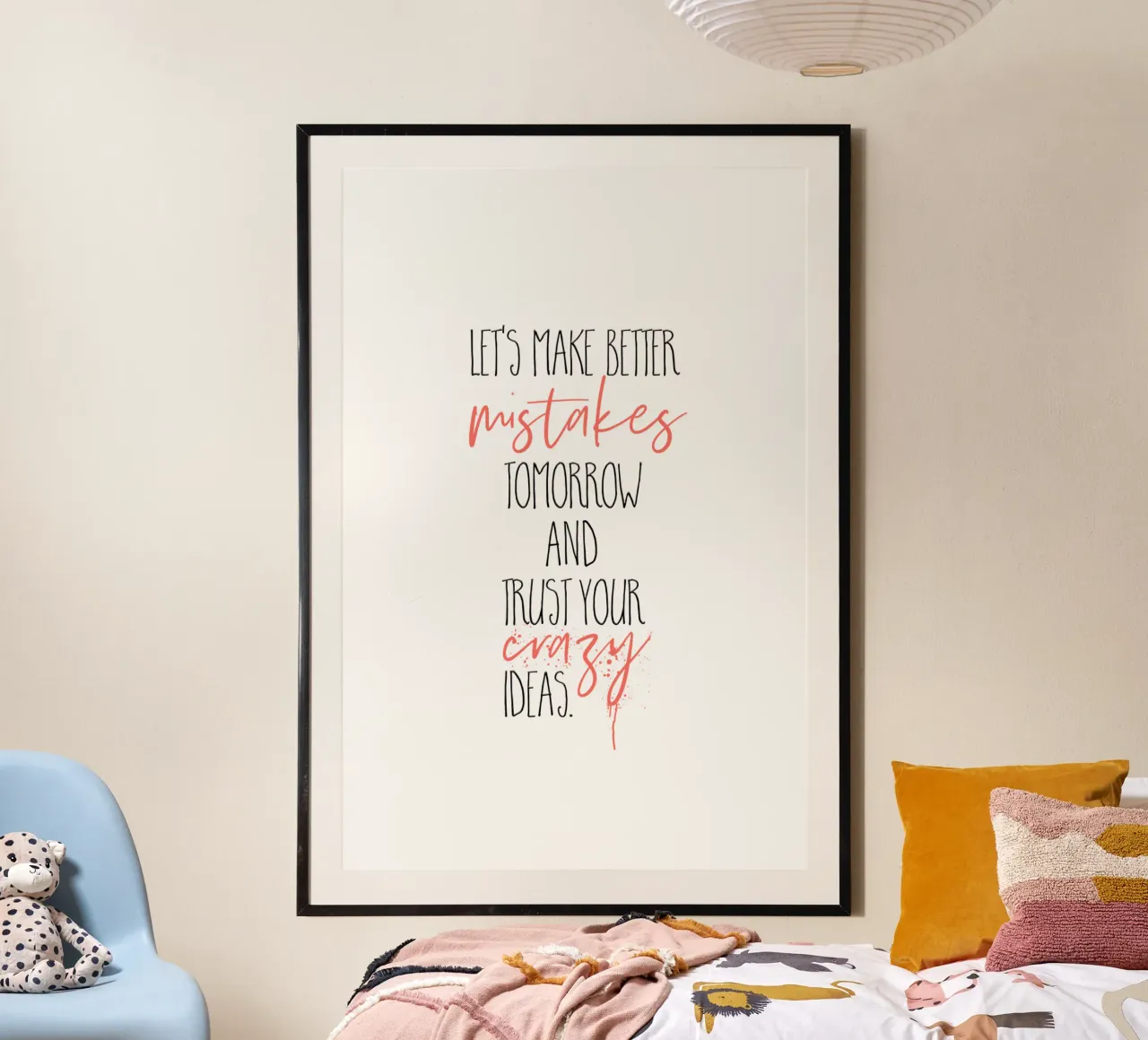Make better mistakes tomorrow hahnemühle by Melanie Viola