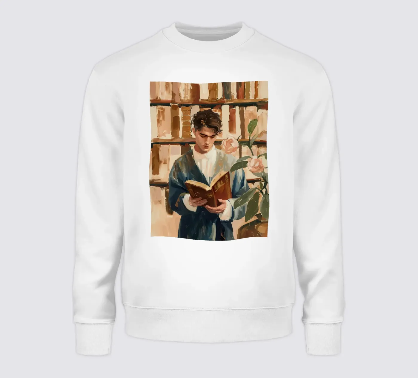 The Quiet Reader sweatshirt van Freya