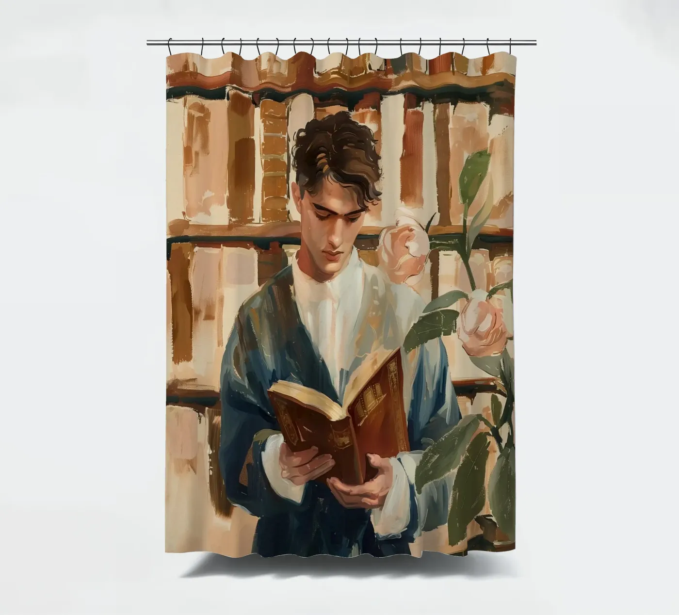 The Quiet Reader douchegordijn van Freya